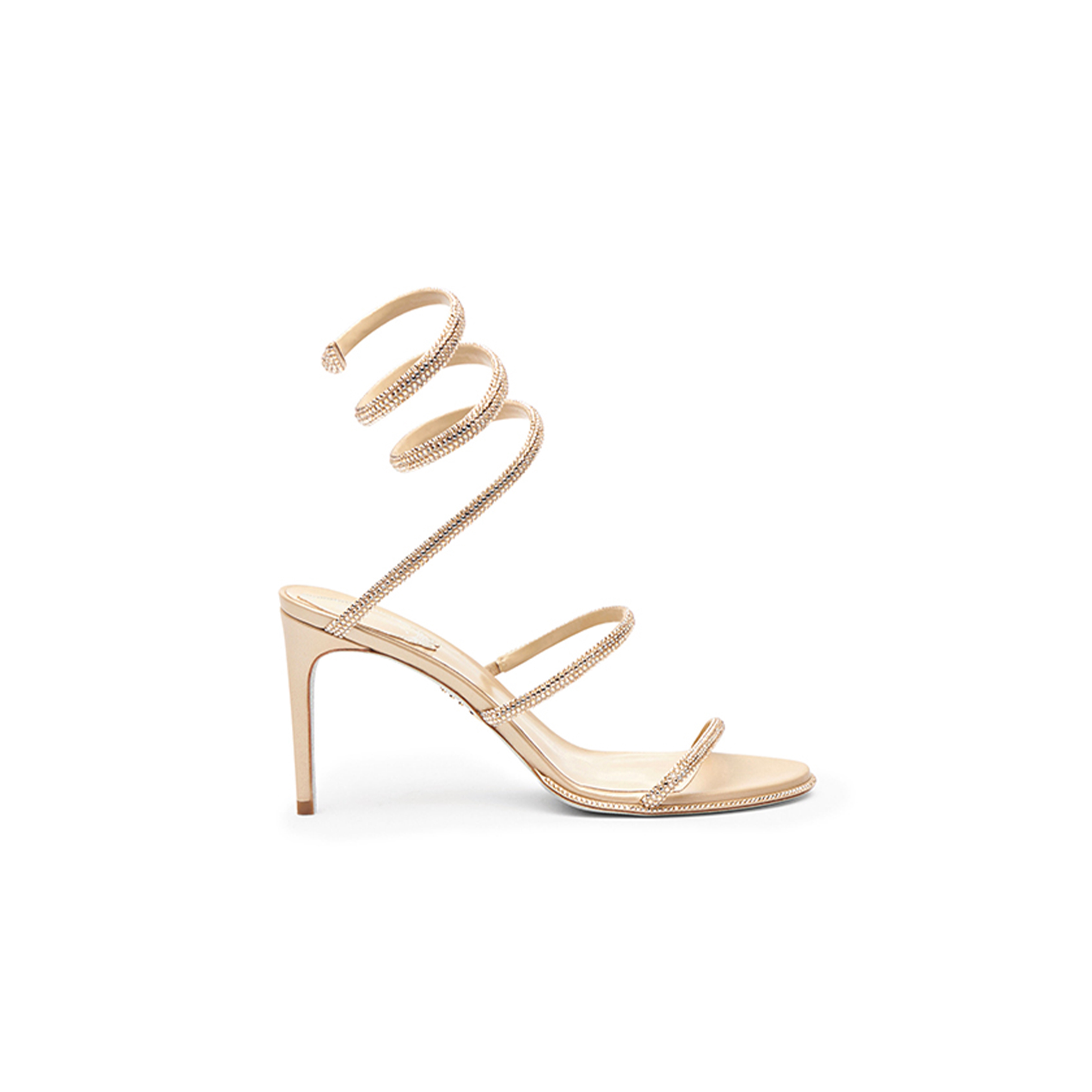 RENÉ CAOVILLA CLEO SATIN SANDALS C10416